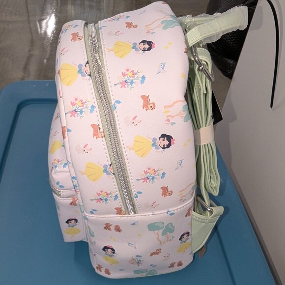 Loungefly Disney Chibi Snow White & Forest Friends Mini Backpack - White - NEW main image 3